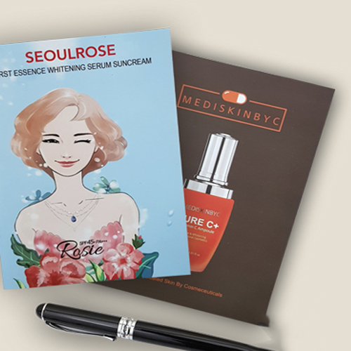 In sổ tay bấm ghim giữa